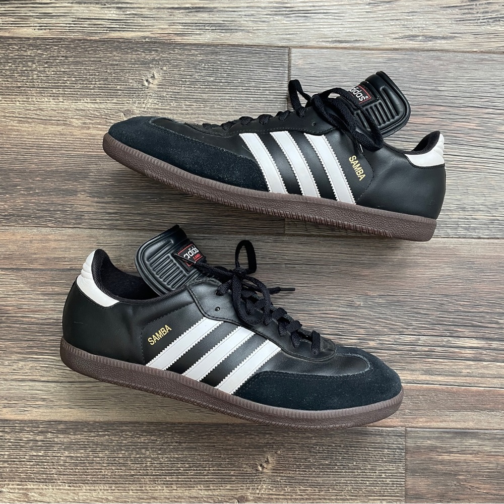 Mens Adidas Samba OG Black Gum, Size 12, 9/10 Condition, No Box